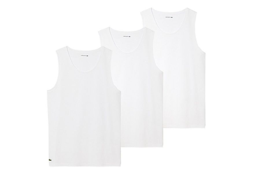Lacoste Achselhemd 3er Pack Tanktops (3-St., 3er Pack) mit Markendetails günstig online kaufen