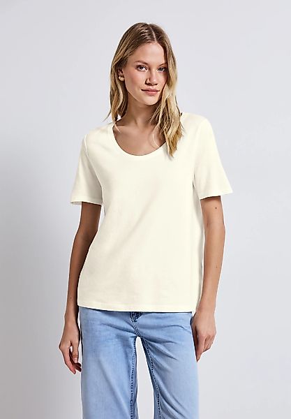 STREET ONE T-Shirt mit V-Ausschnitt günstig online kaufen