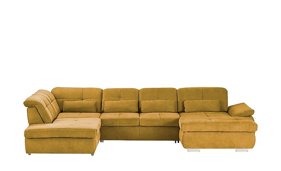 Wohnlandschaft mit Funktion  Perry ¦ gelb ¦ Maße (cm): B: 374 Polstermöbel günstig online kaufen