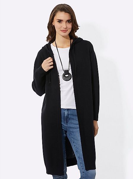 Witt Strickjacke Long-Strickjacke Langarm Jacquard günstig online kaufen