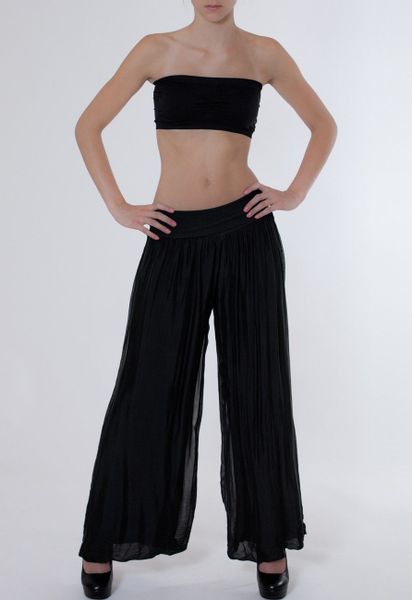 Caspar Palazzohose KHS010 elegante Damen Hose günstig online kaufen