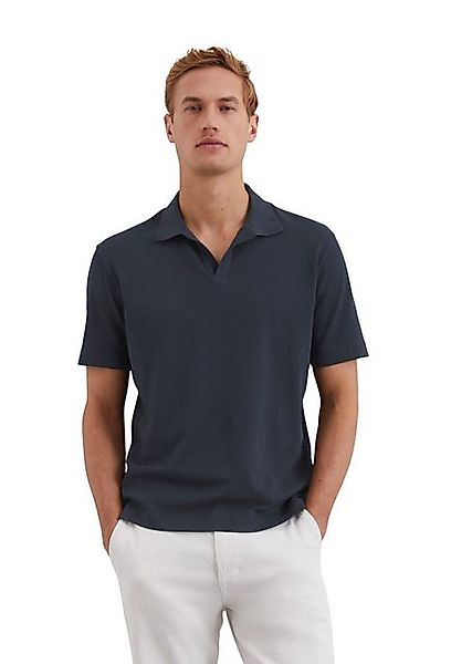 Marc O'Polo Poloshirt aus Bio-Baumwolle und Leinen günstig online kaufen