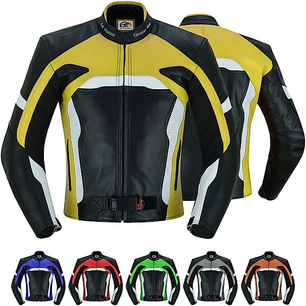 German Wear Motorradjacke GW409J Motorradjacke Büffelleder günstig online kaufen