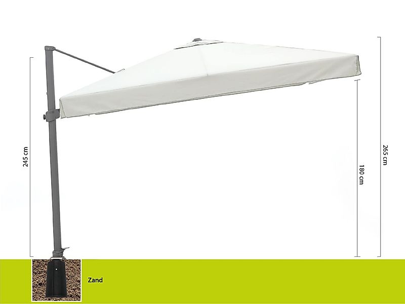 Shadowline Miami Ampelschirm 300x300 cm günstig online kaufen