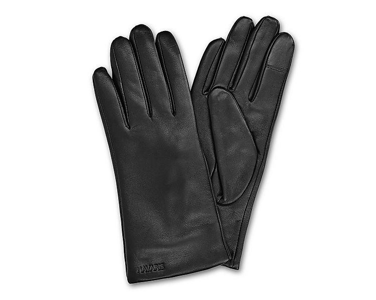 Navaris Lederhandschuhe Touchscreen Lederhandschuhe aus Nappa-Leder - Damen günstig online kaufen