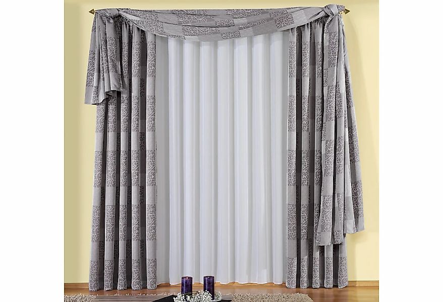 Wirth Vorhang "Jenny" Kräuselband 1 Stk. tlg. günstig online kaufen