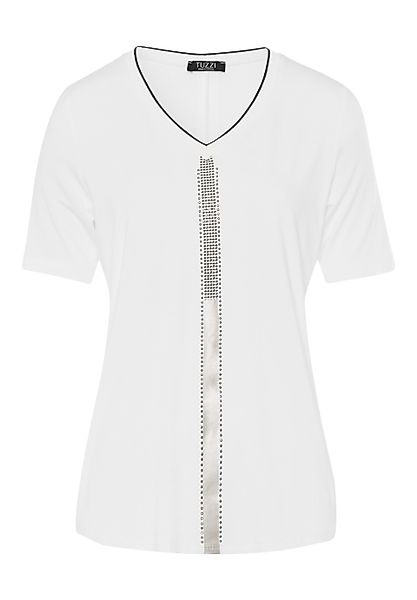 TUZZI Kurzarmshirt mit Zierstreifen günstig online kaufen