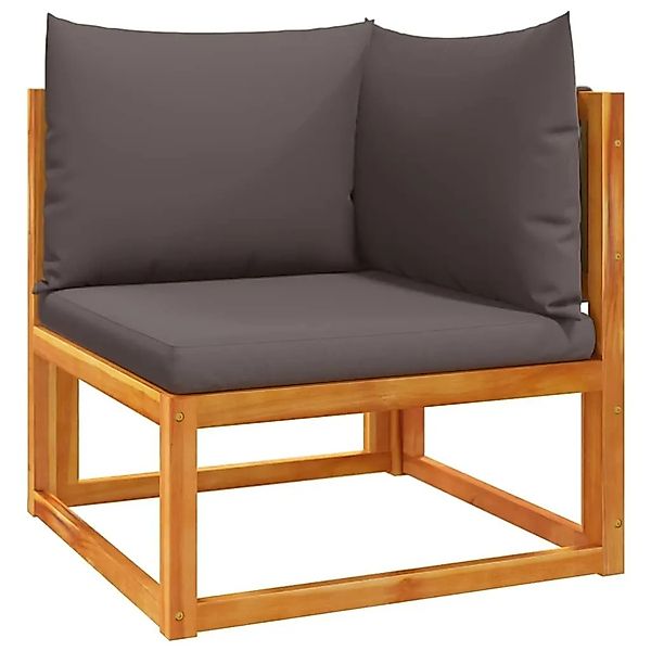 vidaXL Gartensofa-Ecke mit Kissen Holz Akazie & Seil 4008160 günstig online kaufen