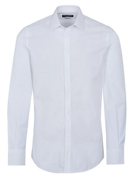 DOLCE & GABBANA Langarmhemd Dolce & Gabbana GOLD Hemd weiß günstig online kaufen