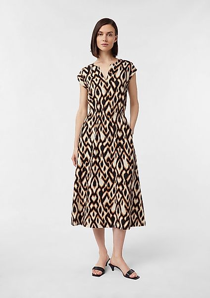 comma Midikleid Kleid Ausgestelltes Midikleid mit günstig online kaufen