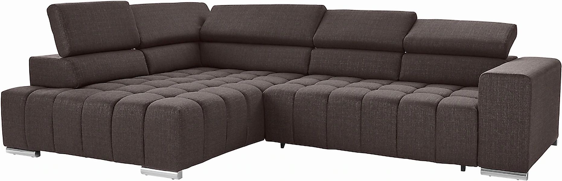 exxpo - sofa fashion Ecksofa "Elias, aktuelle Kreuzsteppung im Sitz, bequem günstig online kaufen
