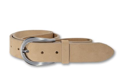 Silbergift Ledergürtel mit Metallic-Look günstig online kaufen