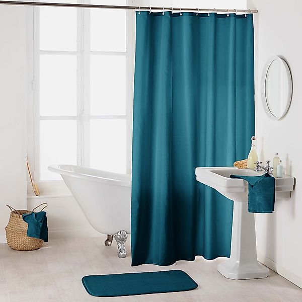 meberg Duschvorhang Vorhang Dusche grün blau günstig online kaufen