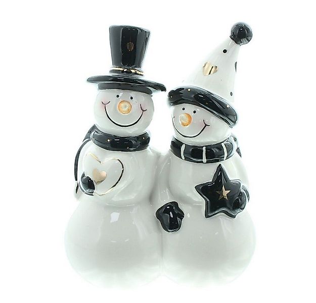 Home-trends24.de Weihnachtsfigur Schneemann Paar Deko Figur Weihnachtsfigur günstig online kaufen