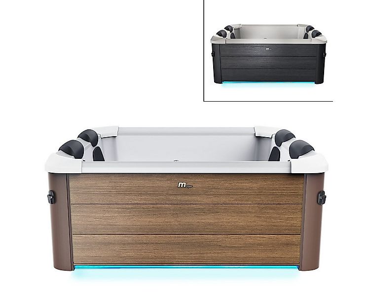 BRAST Whirlpool MSpa Oslo & Amber Aero Plus mit Fester Außenwand inkl. LED- günstig online kaufen