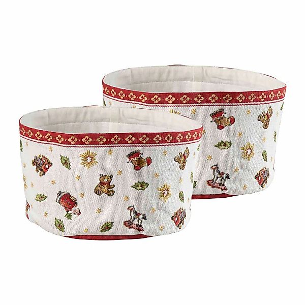 Villeroy & Boch Brotkorb "Brotkorb Toys Delight Gobelin ø 24 cm 2er Set bun günstig online kaufen