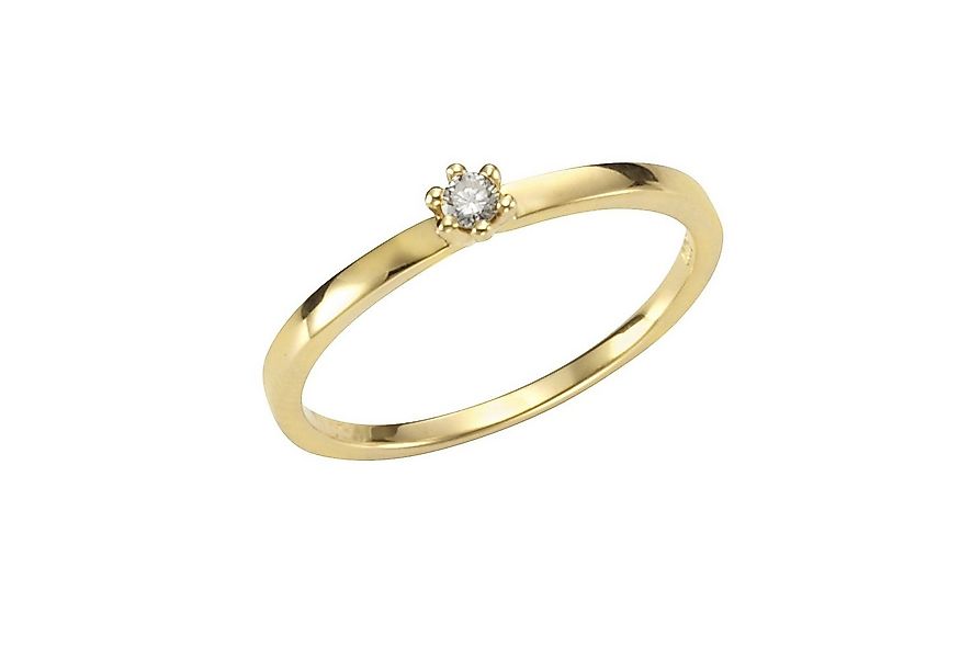 Orolino Fingerring Gold 750 mit Brillant 0,05ct. günstig online kaufen