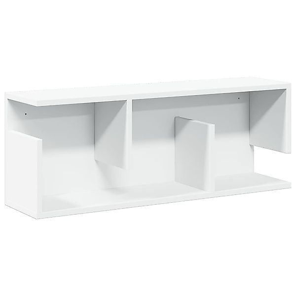vidaXL Regal Wandschrank 80x20x30 cm Weiß günstig online kaufen