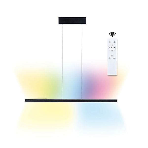 Paulmann "LED Pendelleuchte Lesko RGBW+ dimmbar 1400lm / 120lm 19W / 3W Sch günstig online kaufen