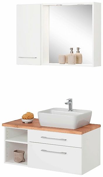 welltime Badmöbel-Set "Davos" 3 Stk. tlg. günstig online kaufen