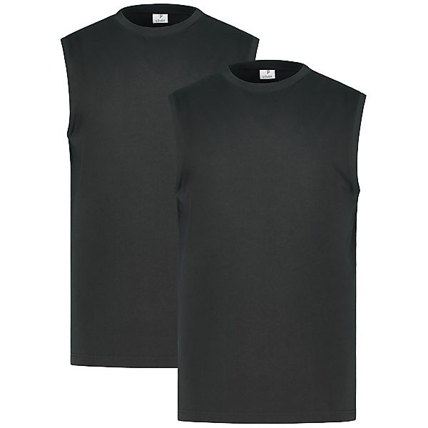 Pfundskerl Doppelpack Tanktop aus Baumwolle Farbe schwarz Größe: 4XL günstig online kaufen