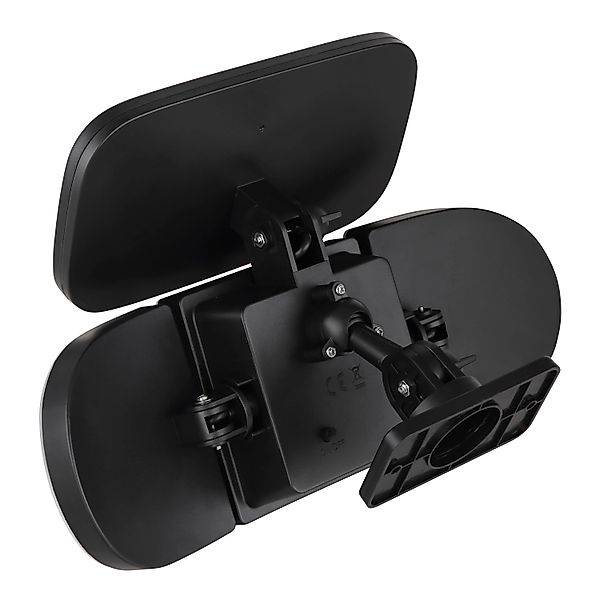 Globo Solarleuchte Kunststoff Sensor 19,1 cm Schwarz Matt günstig online kaufen