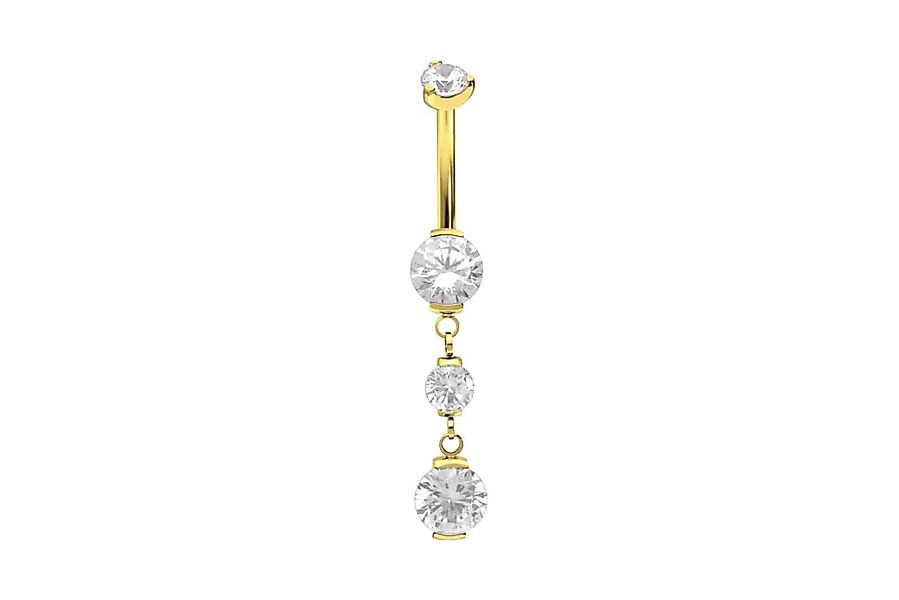PIERCINGLINE Bauchnabelpiercing Titan Mini Bananabell mit günstig online kaufen