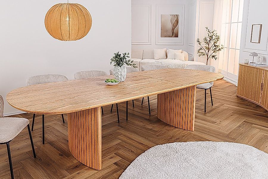 riess-ambiente Esstisch VALHALLA WOOD 220-280cm natur · aus Eichenfurnier m günstig online kaufen