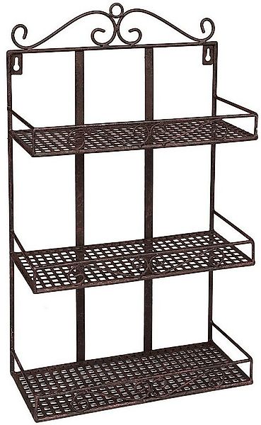 Ambiente Haus Deko-Wandregal Wandregal - antikbraun 50cm, 1-tlg. günstig online kaufen