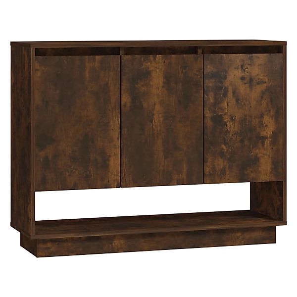 vidaXL Sideboard Räuchereiche 97x31x75 cm Holzwerkstoff 812987 günstig online kaufen