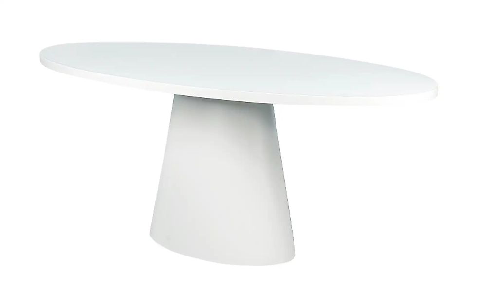 Esstisch mit Glastischplatte Reflection ¦ weiß ¦ Maße (cm): B: 100 H: 76 Ti günstig online kaufen