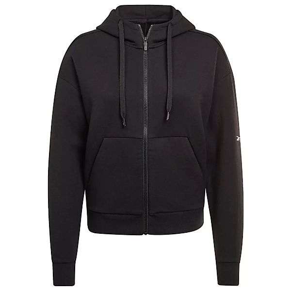 Reebok Dreamblend Cotton Sweatshirt Mit Reißverschluss XS Black günstig online kaufen