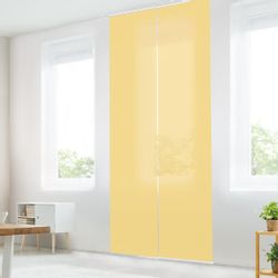 Bilderdepot24 Schiebegardine modern Flächenvorhang blickdicht Honig, günstig online kaufen
