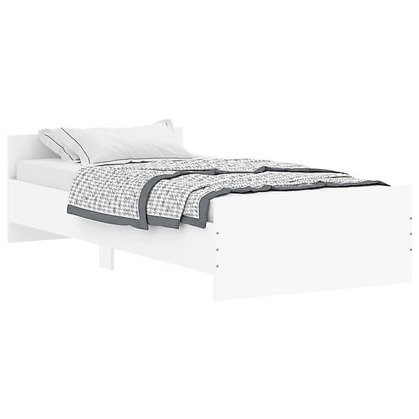 vidaXL Bettgestell Weiß 90x200 cm Holzwerkstoff1907907 günstig online kaufen
