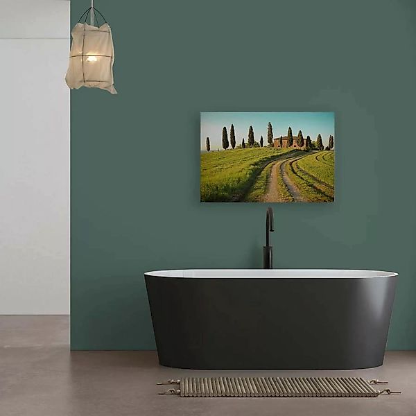 Bricoflor Wandbild Toskana Landschaft Für Küche Und Wohnzimmer Leinwandbild günstig online kaufen