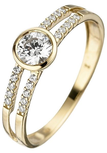 JOBO Goldring, 333 Gold mit Zirkonia günstig online kaufen