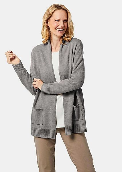 GOLDNER Strickjacke Langarm Cardigan aus Merino Damen Indoorjacke lang, off günstig online kaufen