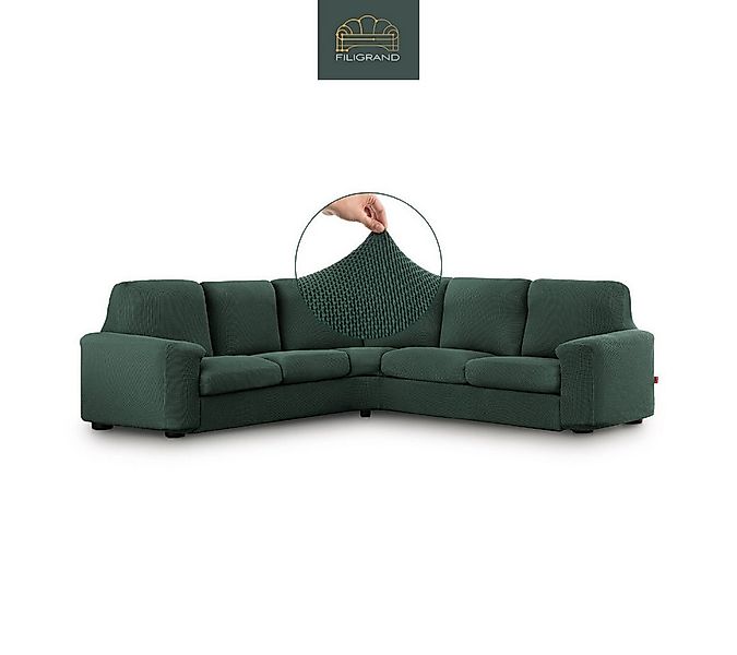 Belmarti Ecksofahusse 1-teiliger elastischer Ecksofabezug, made in Spain, e günstig online kaufen