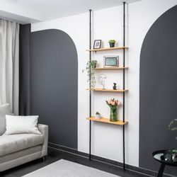 bremermann Teleskopregal Teleskop-Wandregal mit 4 Ablageböden, günstig online kaufen