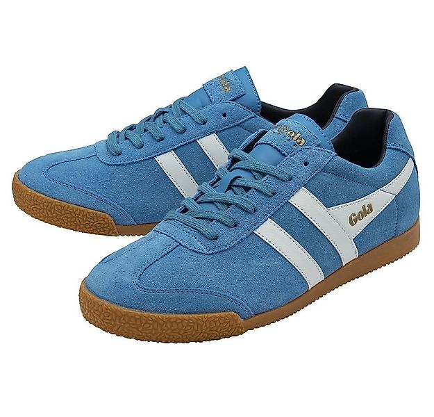 Gola Harrier Suede-Leder 2025 hellblau/weiss/navyblau Herren Sneaker günstig online kaufen
