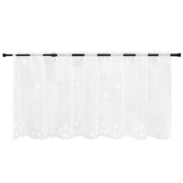 Delien Scheibengardine (1 St), Stangendurchzug, transparent, günstig online kaufen