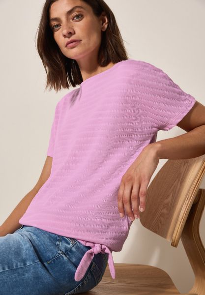 CECIL T-Shirt in Smok-Optik und mit günstig online kaufen