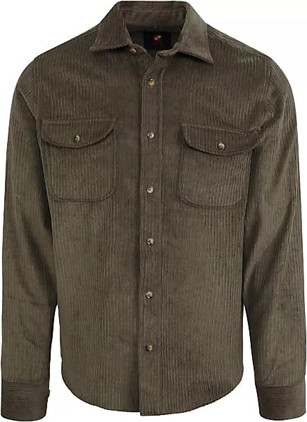 Suitable Überhemd Corduroy Dunkelgrün - Größe M günstig online kaufen