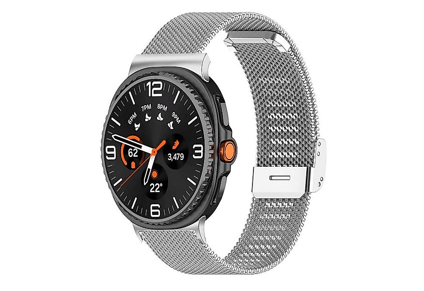 Wigento Smartwatch-Armband Für Samsung Galaxy Watch 8 / 8 Classic Edelstahl günstig online kaufen