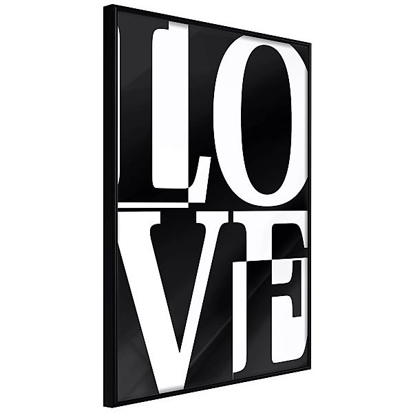 Poster - Love Chessboard günstig online kaufen