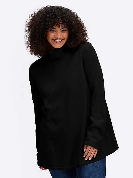 Sheego Strickpullover Rollkragenpullover . günstig online kaufen