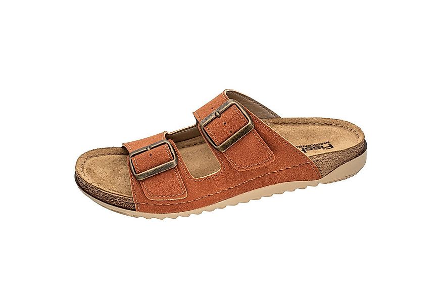 Fischer-Markenschuh Sarah Pantolette aus Nappalino, mit Fleecefutter und ge günstig online kaufen