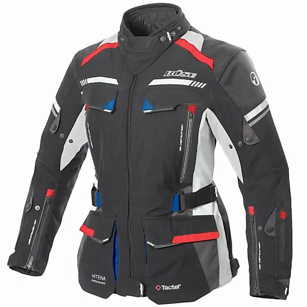 Büse Motorradjacke Büse Highland II Damen Jacke schwarz / blau / rot 46 günstig online kaufen