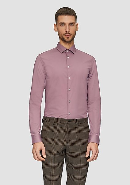 s.Oliver BLACK LABEL Langarmhemd Tailored Fit: günstig online kaufen