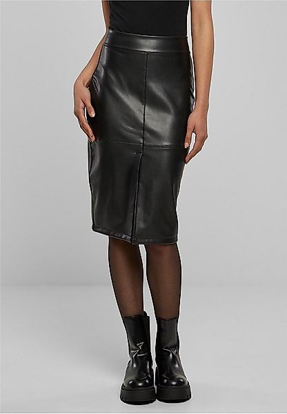 URBAN CLASSICS Midirock Ladies Synthetic Leather Pencil Skirt günstig online kaufen